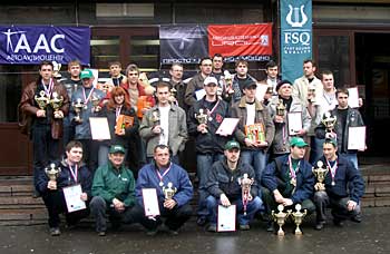 Победители, участники, судьи и организаторы Московских соревнований по автозвуку 2006 годаю